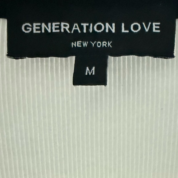 Generation Love Felicity Ribbed Top Size M - Picture 4 of 7